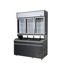 Austune AZMD-800 Combination Convenience Freezer 3 Door