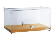 Exquisite CD35-O Square Glass Ambient Counter Top Display Cabinet (Natural Oak Colour)