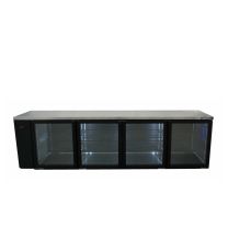Williams HB4RGB Black Boronia B4R 4 Glass Door Remote Refrigerator