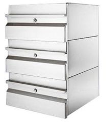 Simply Stainless SS19-3- Triple Drawer